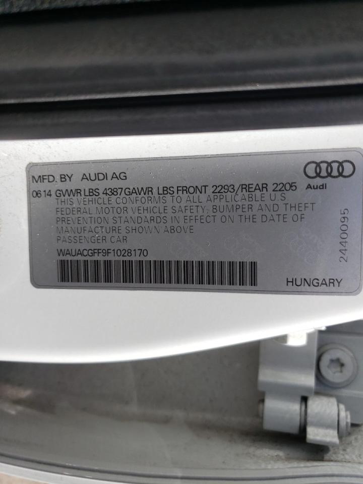 Photo 10 from auction – 2015 AUDI A3 PREMIUM with VIN WAUACGFF9F1028170