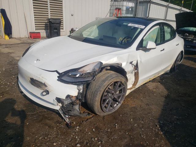 Photo 2 from auction – 2022 TESLA MODEL 3 with VIN 5YJ3E1EB6NF114494