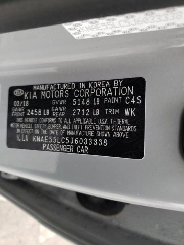 Photo 10 from auction – 2018 KIA STINGER GT with VIN KNAE55LC5J6033338