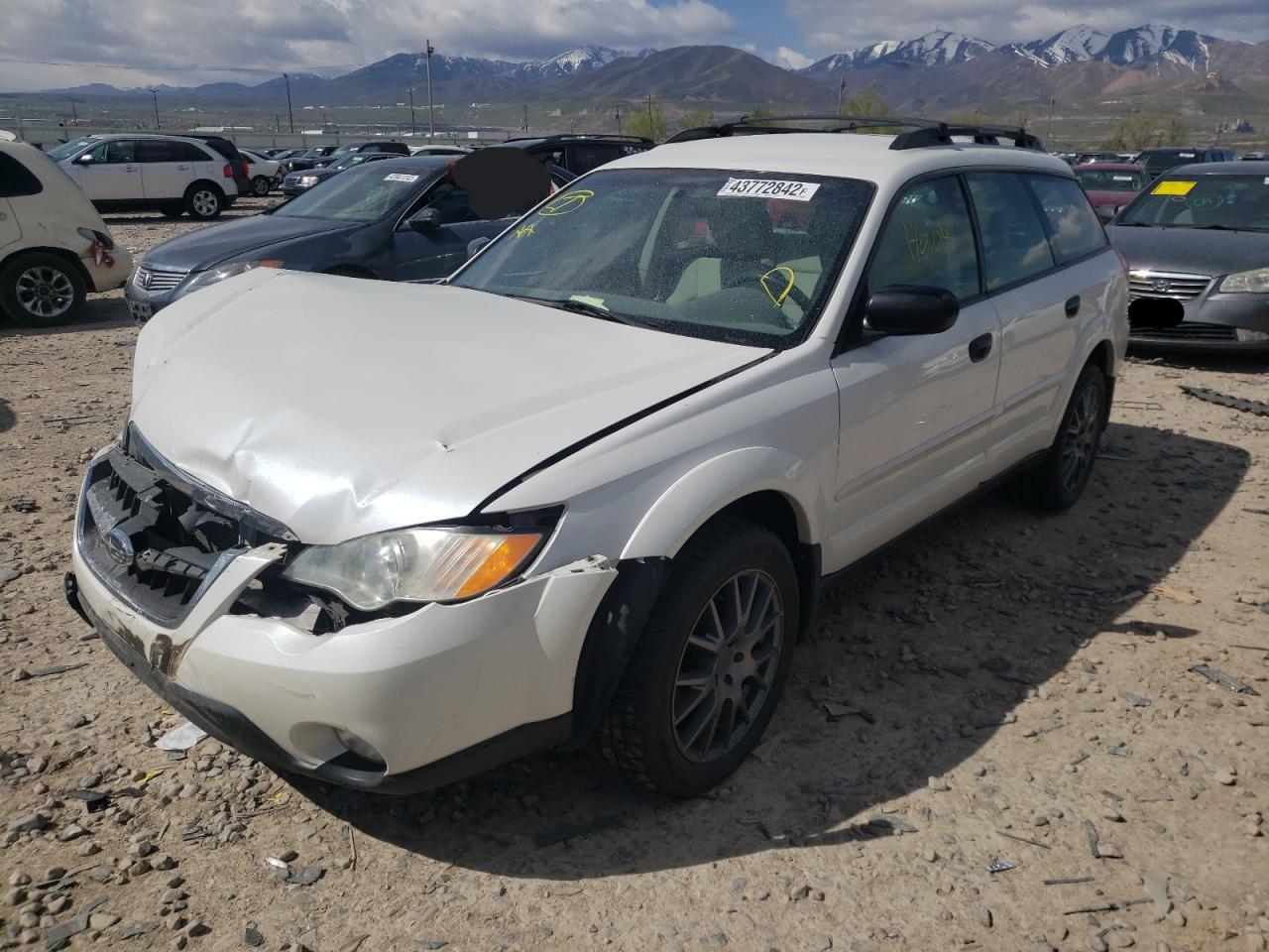 Photo 2 from auction – 2009 SUBARU OUTBACK 2. with VIN 4S4BP61C097310634