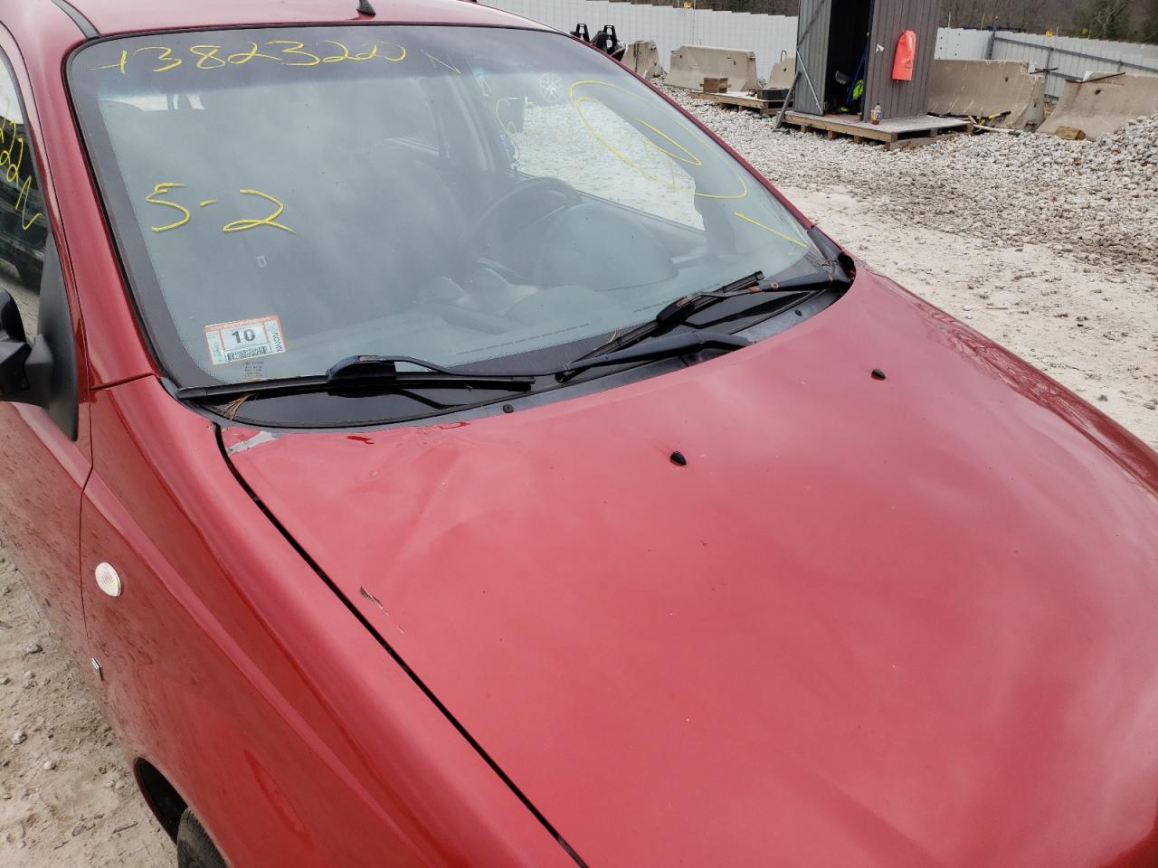 Photo 9 from auction – 2008 CHEVROLET AVEO with VIN KL1TD66638B085360