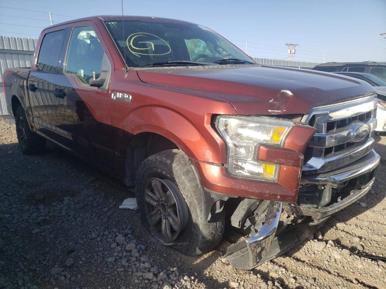 FORD F150 SUPER 2015 with VIN 1FTEW1EF3FKD61243 - Photo from auction