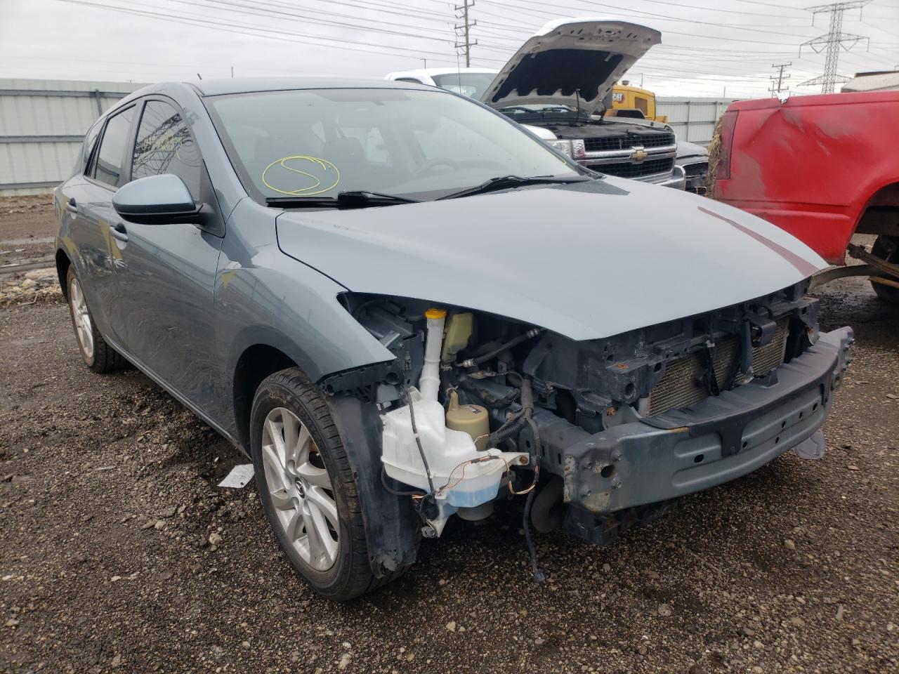 MAZDA 3 I 2013 with VIN JM1BL1LP7D1766189 - Photo from auction