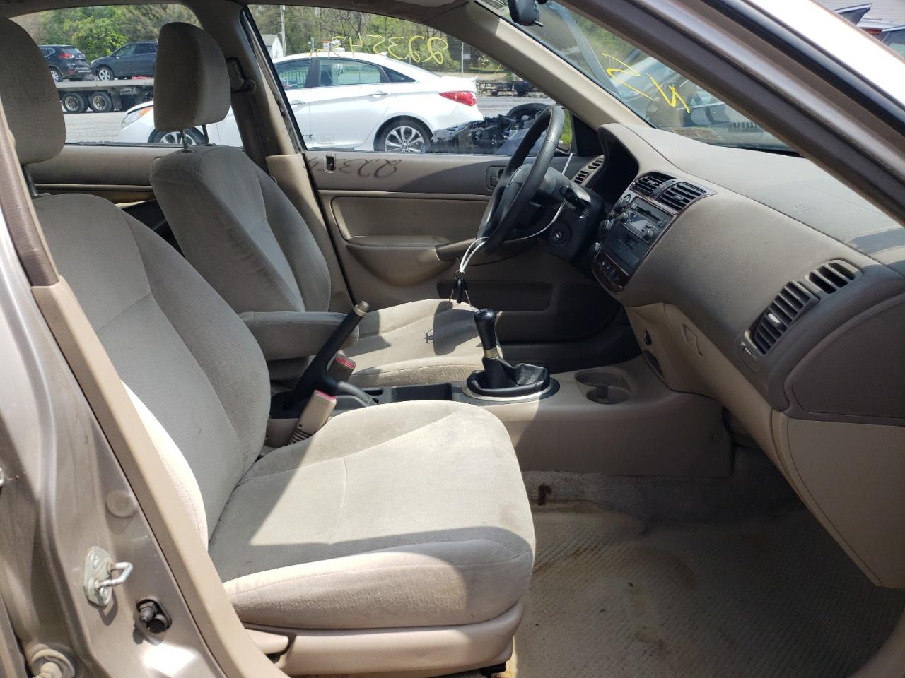 Photo 5 from auction – 2001 HONDA CIVIC EX with VIN 1HGES25701L075817