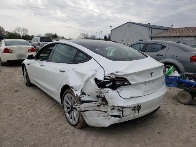 Photo 3 from auction – 2022 TESLA MODEL 3 with VIN 5YJ3E1EB3NF181621