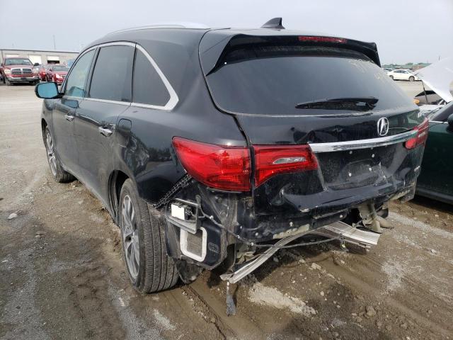 Photo 3 from auction – 2016 ACURA MDX TECHNO with VIN 5FRYD4H40GB059016