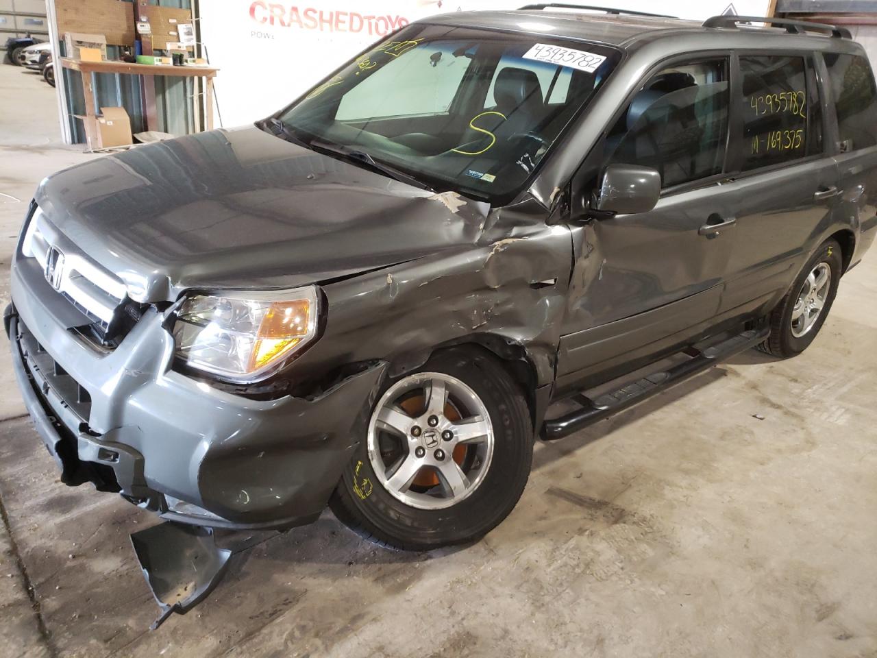 Photo 9 from auction – 2007 HONDA PILOT EXL with VIN 5FNYF18717B026904