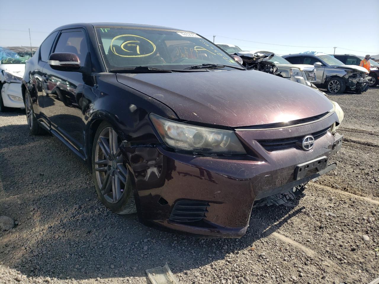 TOYOTA SCION TC 2012 with VIN JTKJF5C70C3032788 - Photo from auction