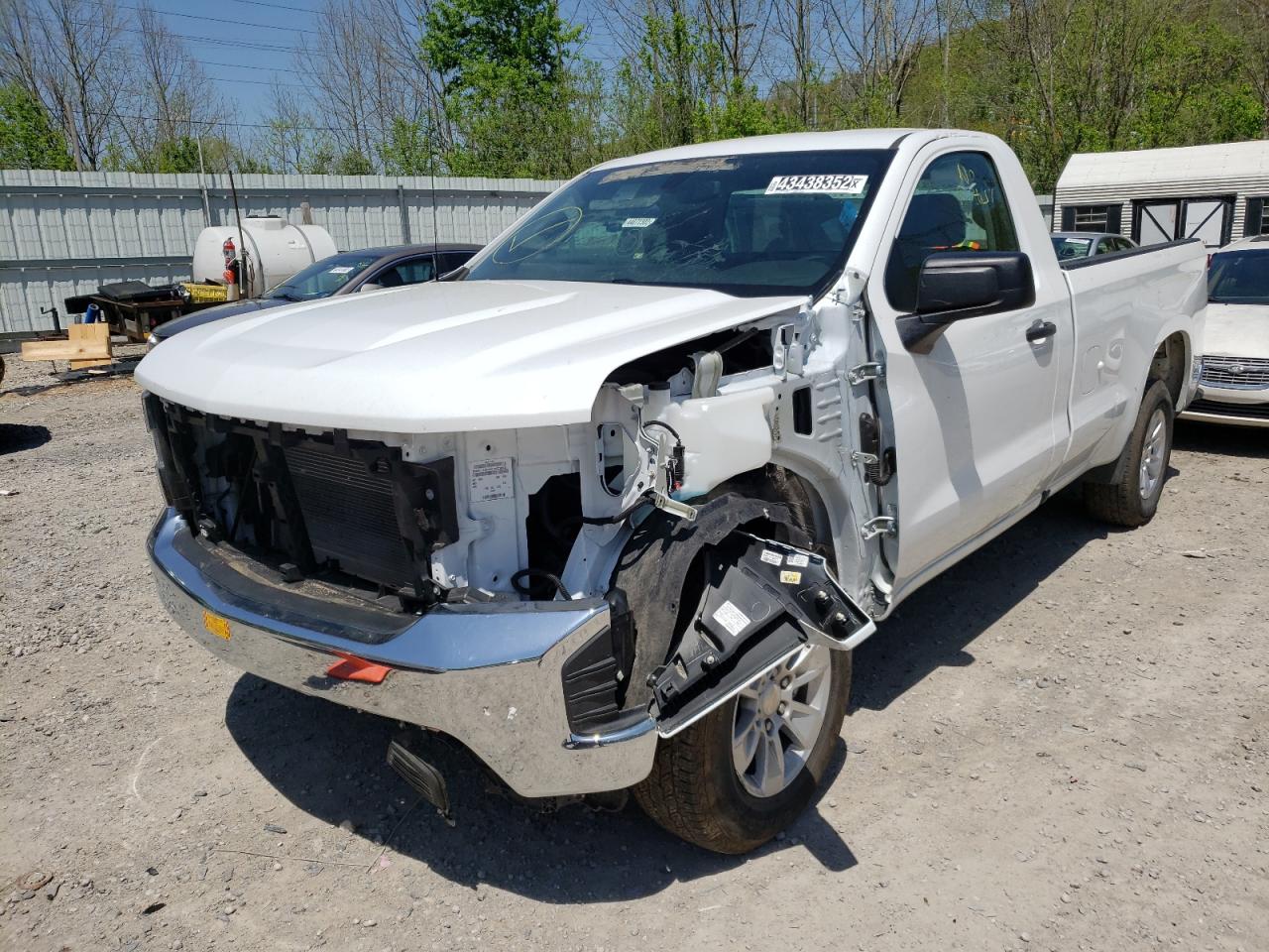 Photo 2 from auction – 2021 CHEVROLET SILVERADO with VIN 3GCNWAEF8MG277844