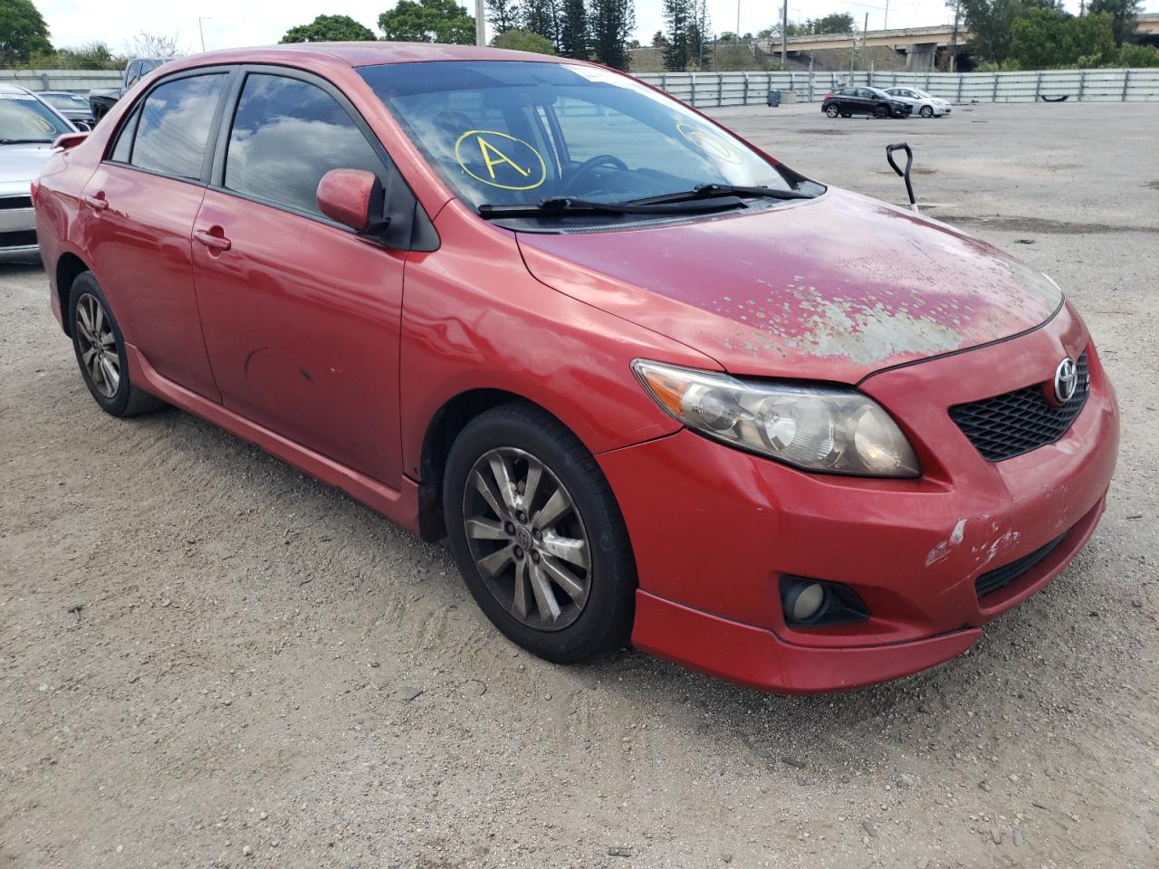 TOYOTA COROLLA BA 2010 with VIN 1NXBU4EE2AZ286223 - Photo from auction