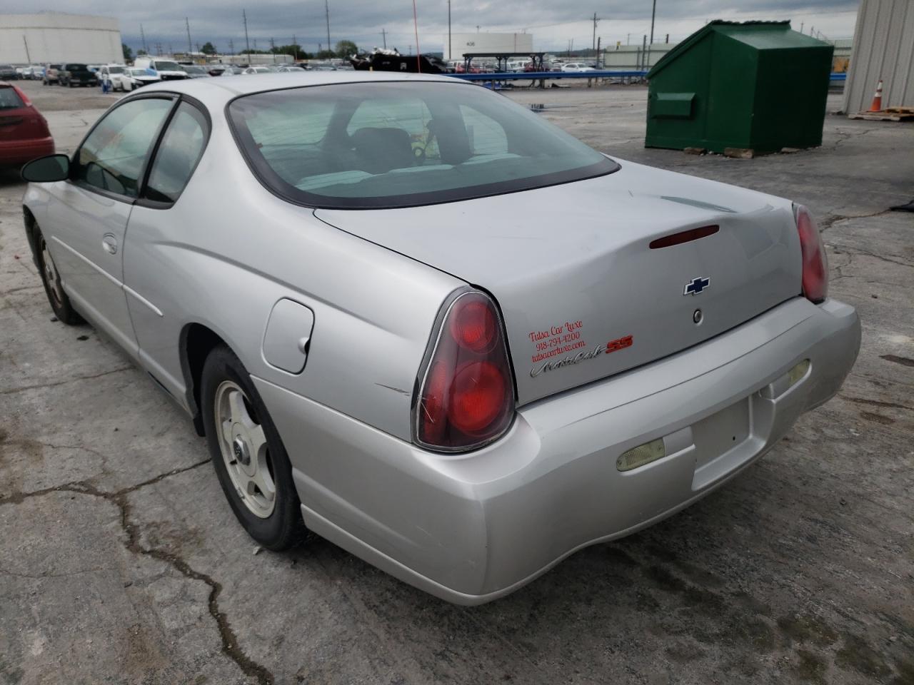 Photo 3 from auction – 2004 CHEVROLET MONTE CARL with VIN 2G1WW12E949190215
