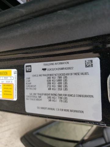 Photo 9 from auction – 2021 GMC YUKON AT4 with VIN 1GKS2CKD5MR410822