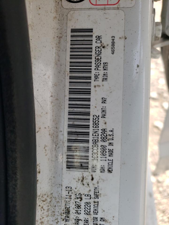Photo 10 from auction – 2014 CHRYSLER 200 LX with VIN 1C3CCBAB1EN168552