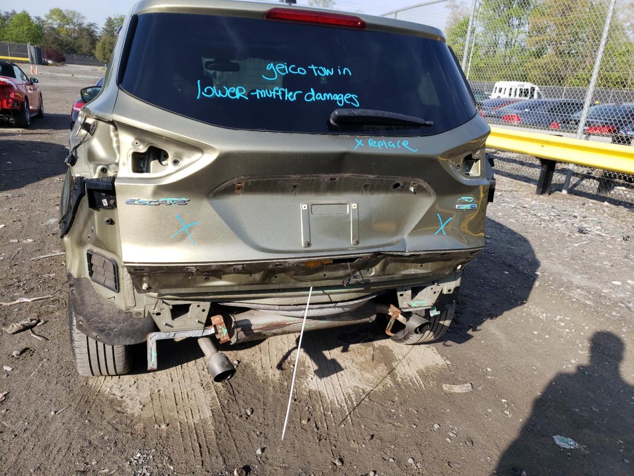 Photo 9 from auction – 2013 FORD ESCAPE SEL with VIN 1FMCU9HX9DUD51054
