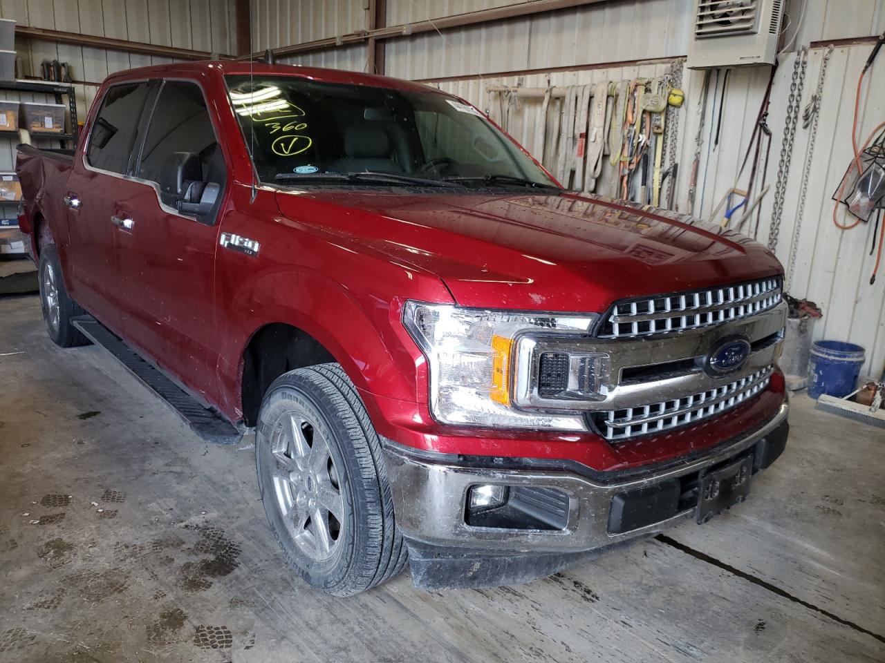 FORD F150 SUPER 2019 with VIN 1FTEW1C40KKF01793 - Photo from auction