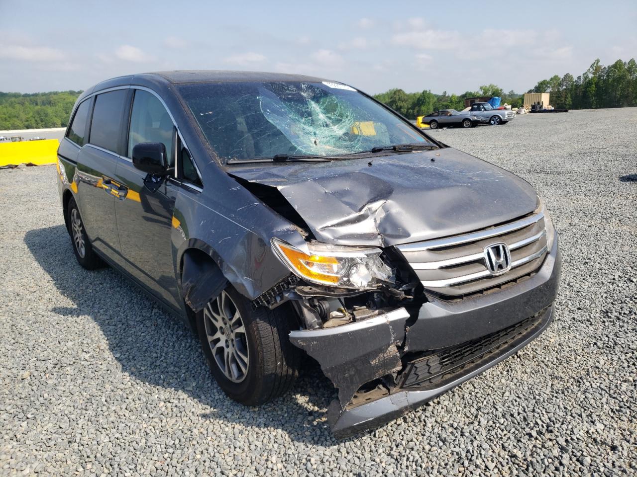 HONDA ODYSSEY EX 2012 with VIN 5FNRL5H67CB061615 - Photo from auction