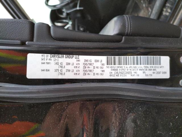 Photo 10 from auction – 2012 JEEP GRAND CHER with VIN 1C4RJFAG2CC209259