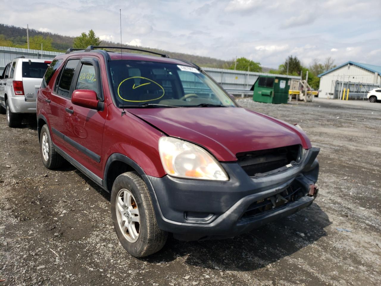 HONDA CR-V EX 2003 with VIN JHLRD78893C006450 - Photo from auction