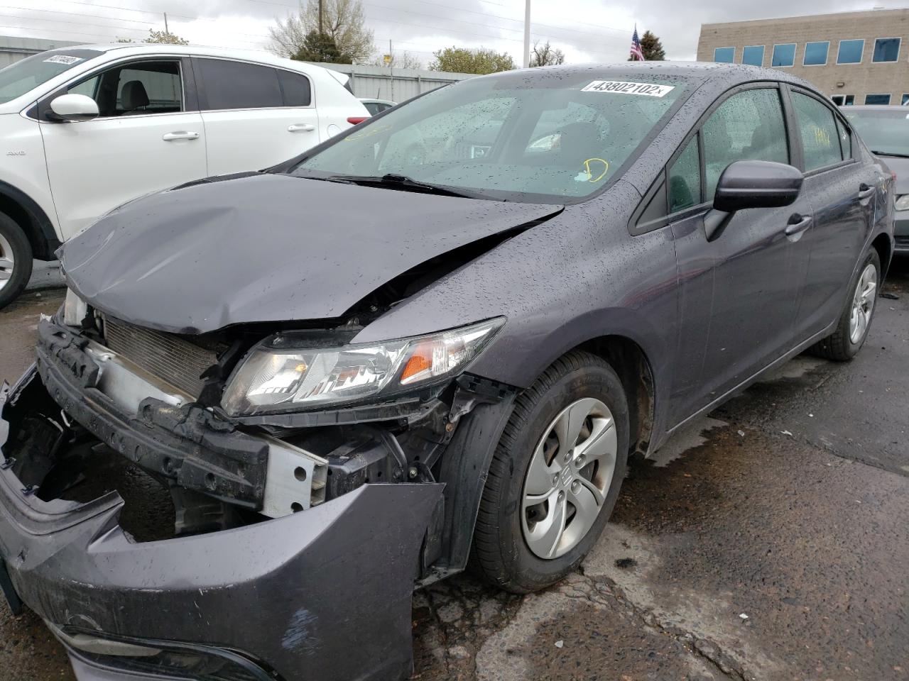 Photo 2 from auction – 2015 HONDA CIVIC LX with VIN 19XFB2F52FE273959