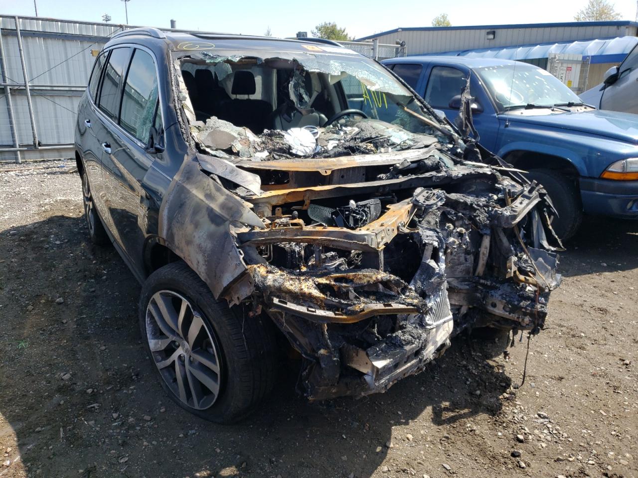 HONDA PILOT ELIT 2018 with VIN 5FNYF6H08JB044548 - Photo from auction