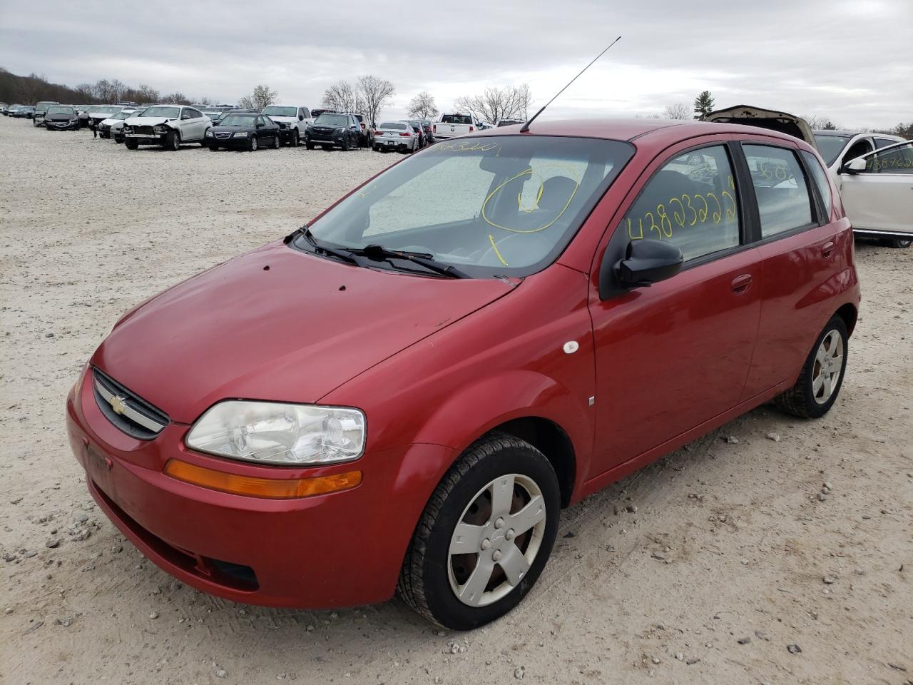Photo 2 from auction – 2008 CHEVROLET AVEO with VIN KL1TD66638B085360