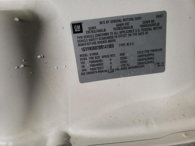 Photo 10 from auction – 2022 CADILLAC ESCALADE with VIN 1GYFK66878R141069