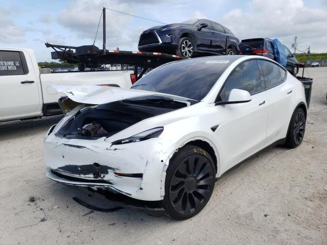 Photo 2 from auction – 2021 TESLA MODEL Y with VIN 5YJYGDEFXMF182767