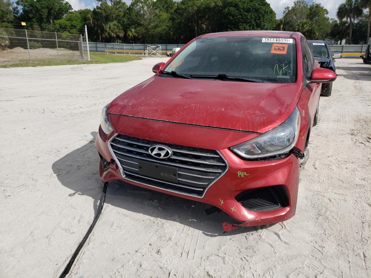 Photo 9 from auction – 2019 HYUNDAI ACCENT SE with VIN 3KPC24A38KE044166