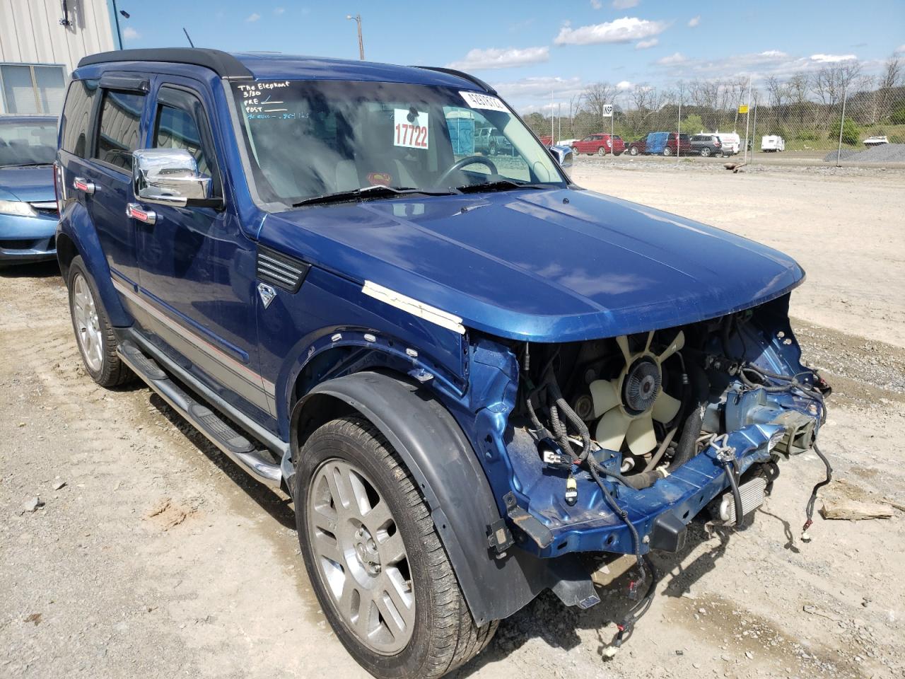 DODGE NITRO SXT 2010 with VIN 1D4PU5GX4AW117360 - Photo from auction