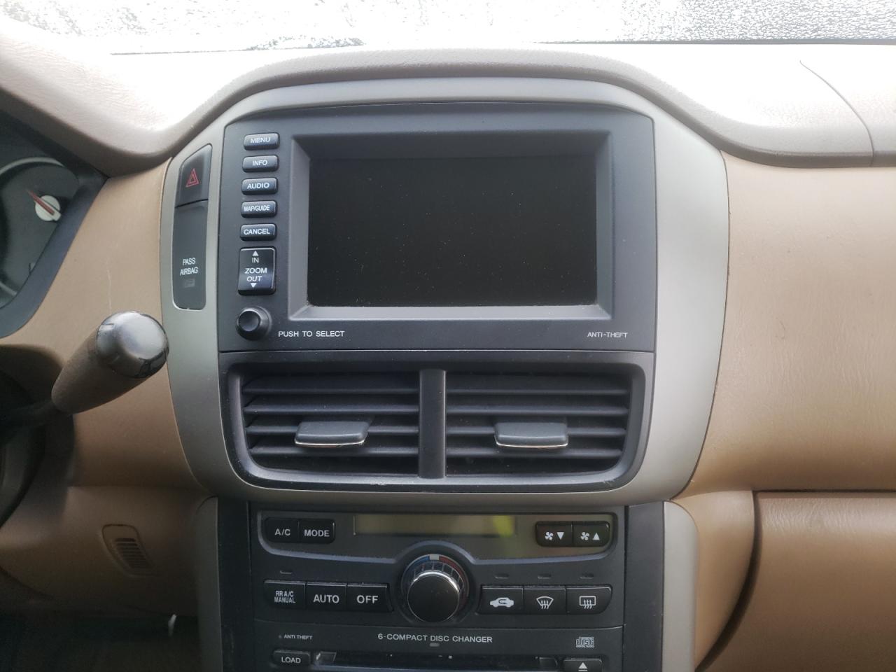 Photo 9 from auction – 2006 HONDA PILOT EX with VIN 5FNYF28776B000859