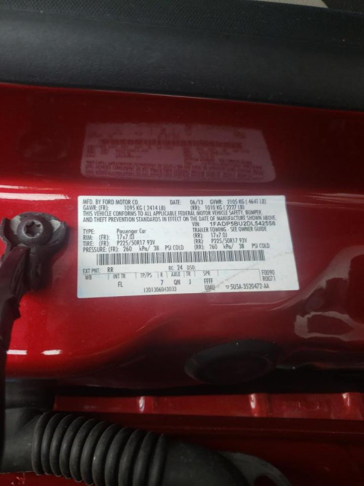 Photo 10 from auction – 2013 FORD C-MAX SEL with VIN 1FADP5BU2DL542558