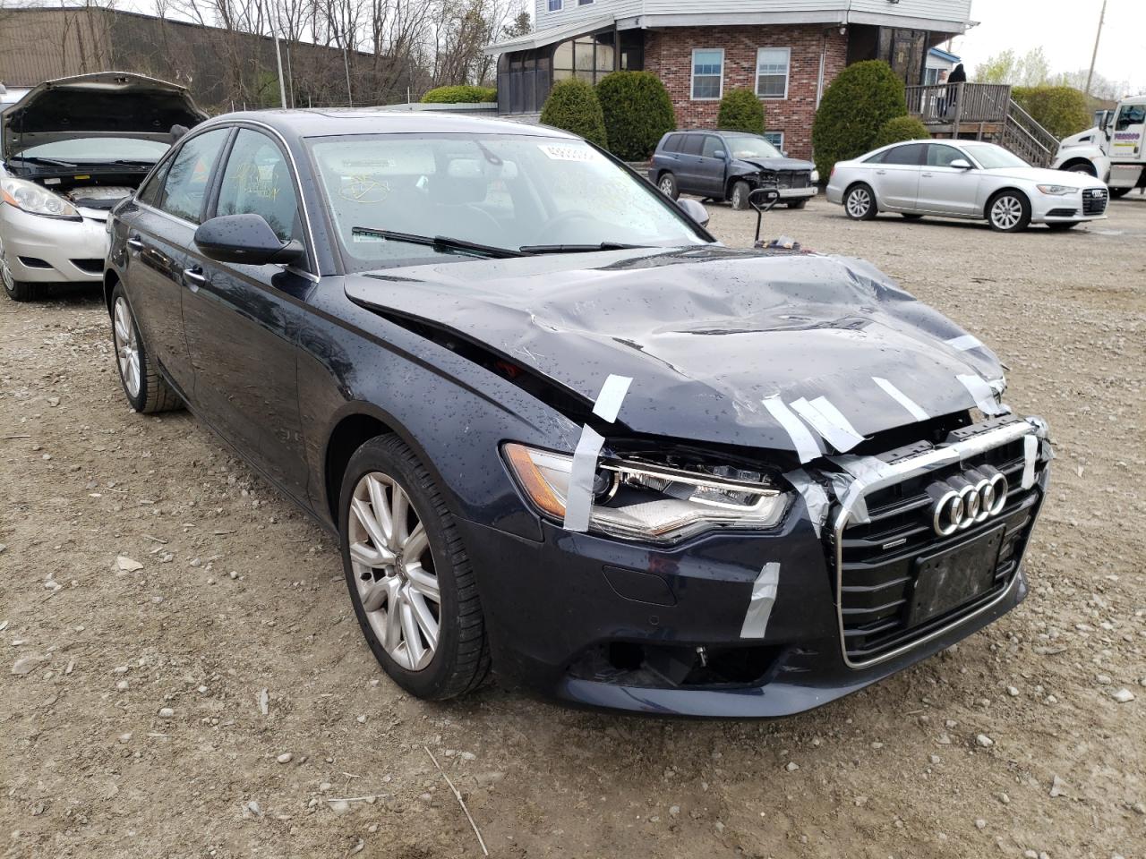 AUDI A6 PREMIUM 2014 with VIN WAUGFAFC5EN116466 - Photo from auction