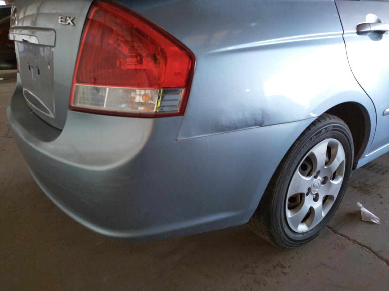 Photo 9 from auction – 2007 KIA SPECTRA EX with VIN KNAFE122875487605