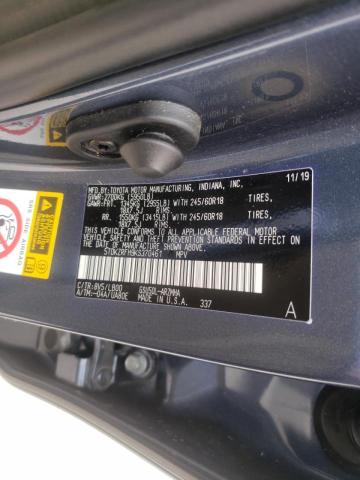 Photo 10 from auction – 2019 TOYOTA HIGHLANDER with VIN 5TDKZRFH9KS370461