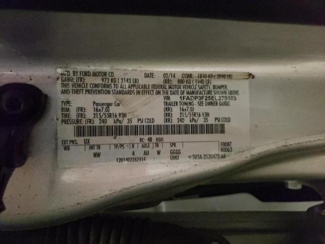 Photo 10 from auction – 2014 FORD FOCUS SE with VIN 1FADP3F25EL270103