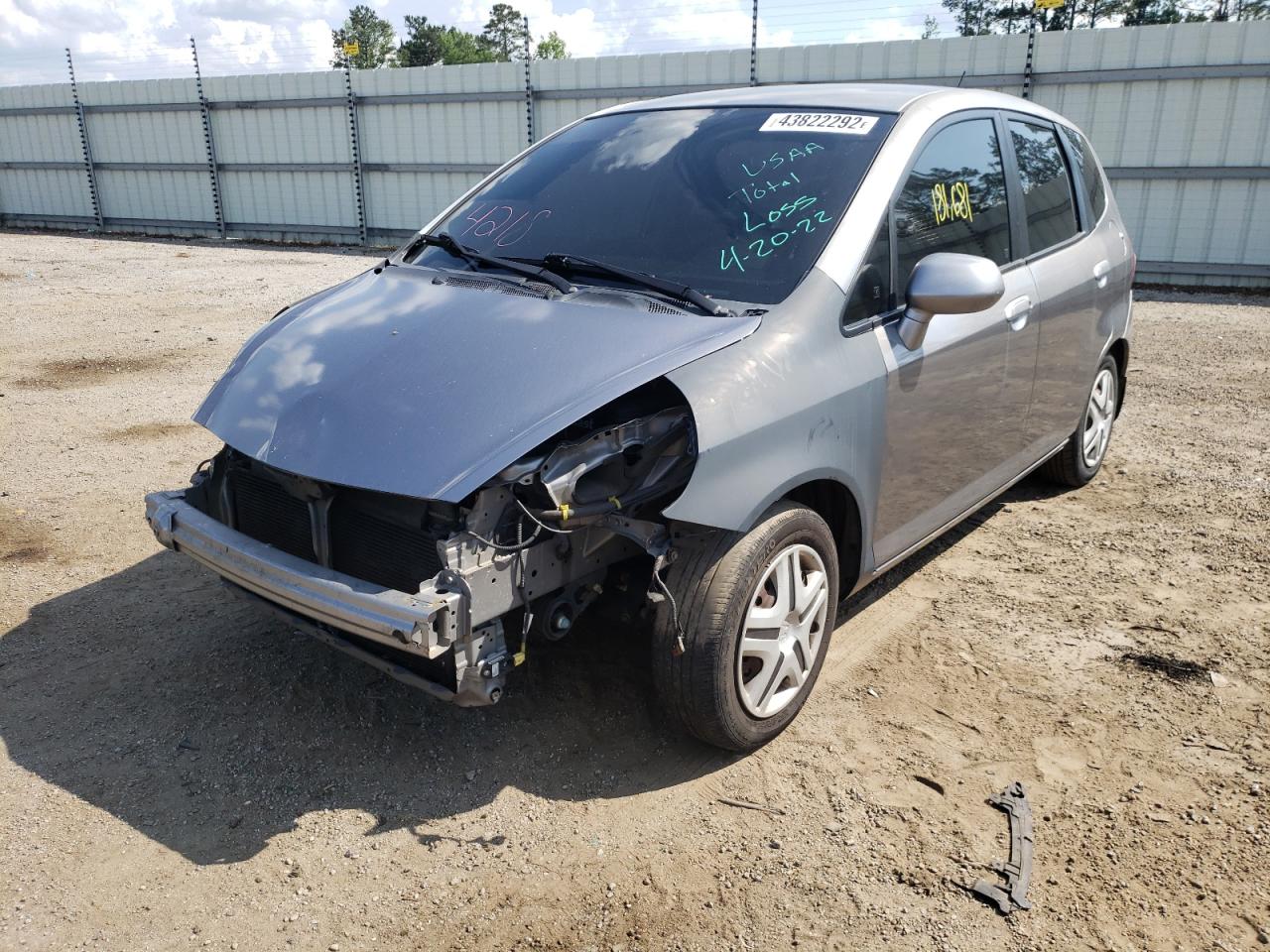 Photo 2 from auction – 2008 HONDA FIT with VIN JHMGD37458S039291