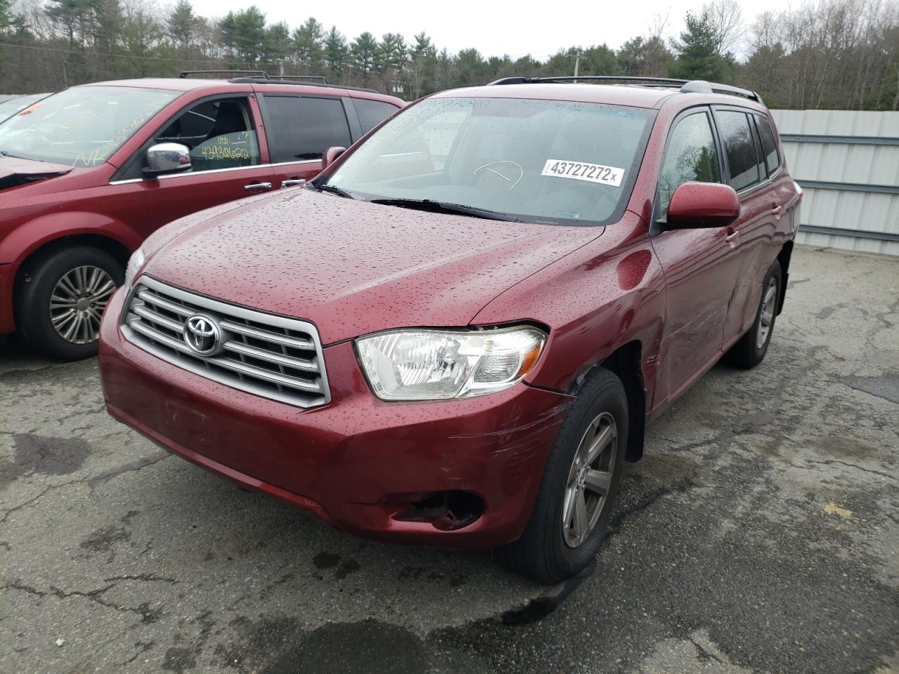 Photo 2 from auction – 2008 TOYOTA HIGHLANDER with VIN JTEES41A182076451