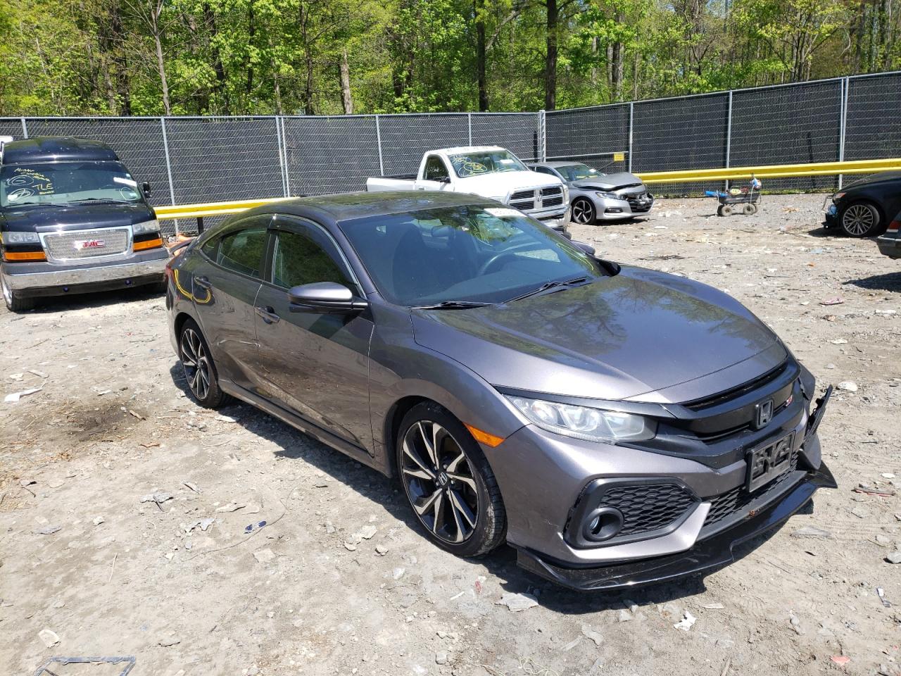 HONDA CIVIC SI 2017 with VIN 2HGFC1E52HH701210 - Photo from auction