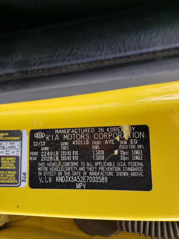 Photo 10 from auction – 2014 KIA SOUL ! with VIN KNDJX3A52E7033589