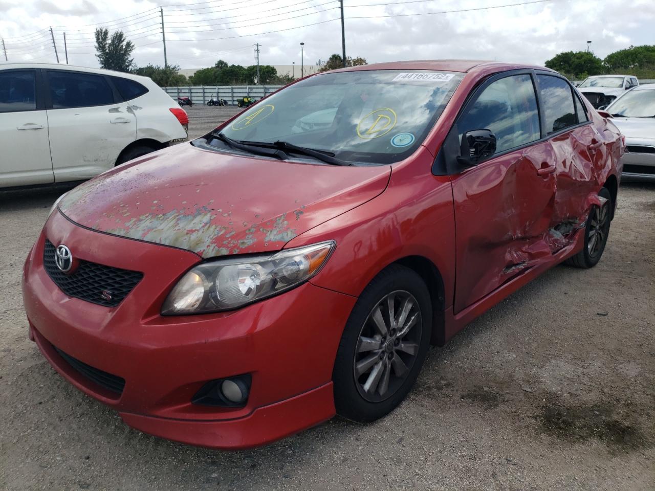 Photo 2 from auction – 2010 TOYOTA COROLLA BA with VIN 1NXBU4EE2AZ286223