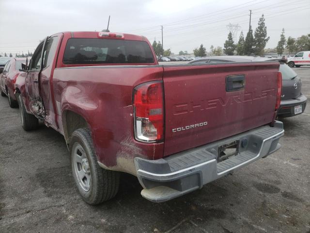 Photo 3 from auction – 2021 CHEVROLET COLORADO with VIN 1GCHSBEA2M1238314