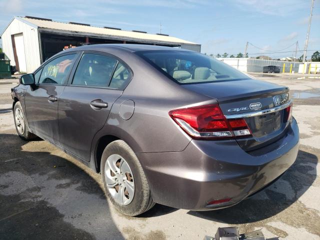 Photo 3 from auction – 2015 HONDA CIVIC LX with VIN 19XFB2F57FE030552