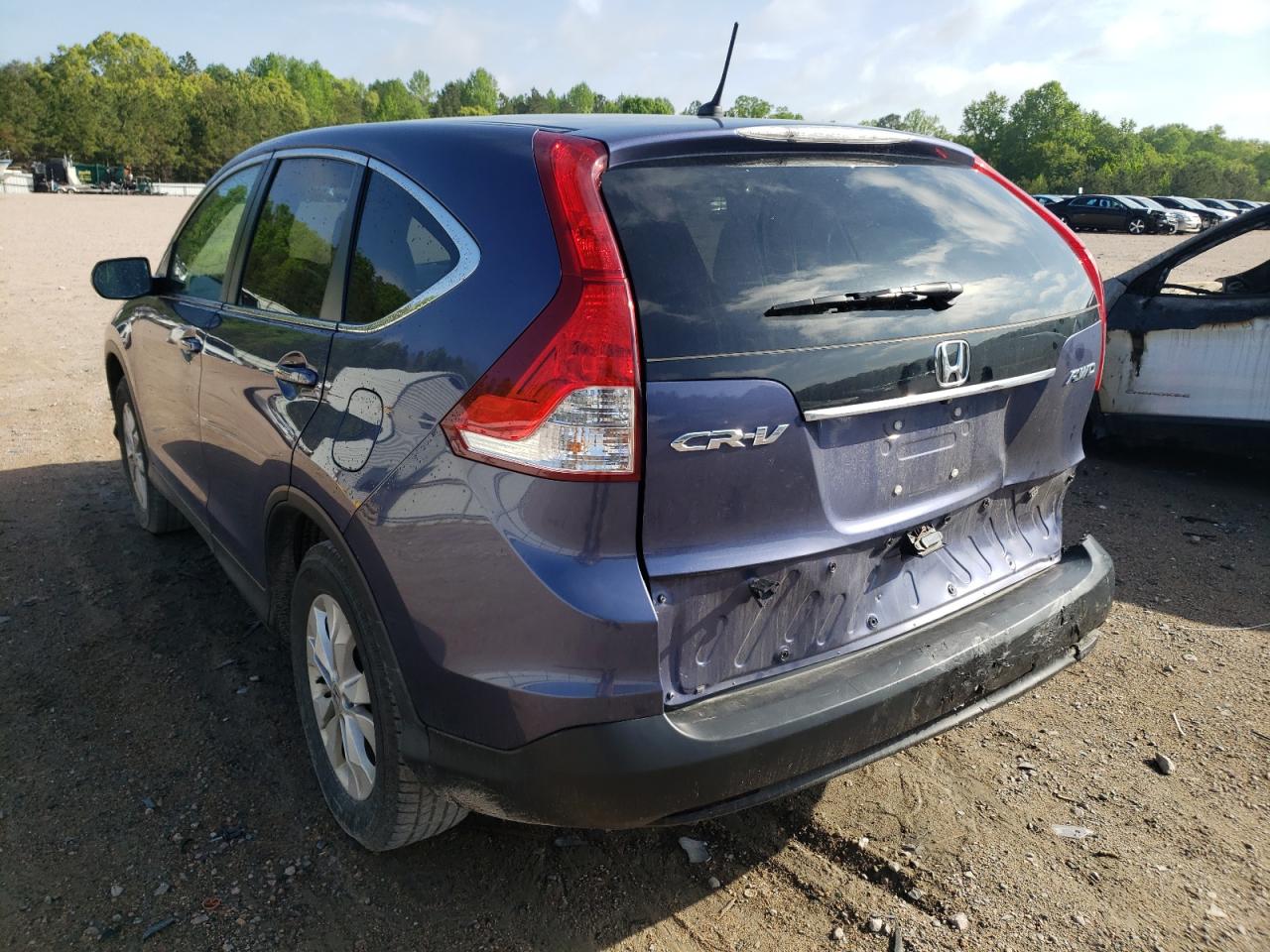 Photo 3 from auction – 2014 HONDA CR-V EX with VIN 2HKRM4H51EH667723