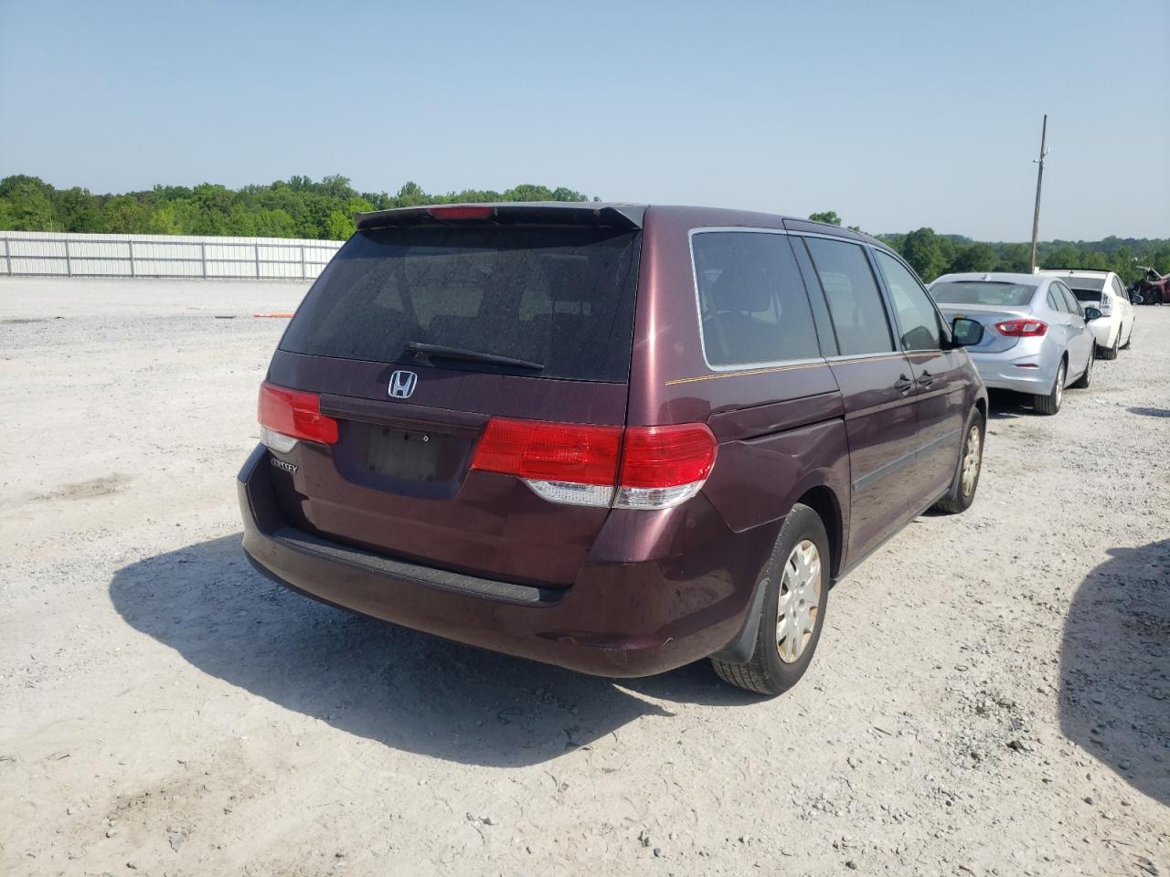 Photo 4 from auction – 2008 HONDA ODYSSEY LX with VIN 5FNRL38218B063398
