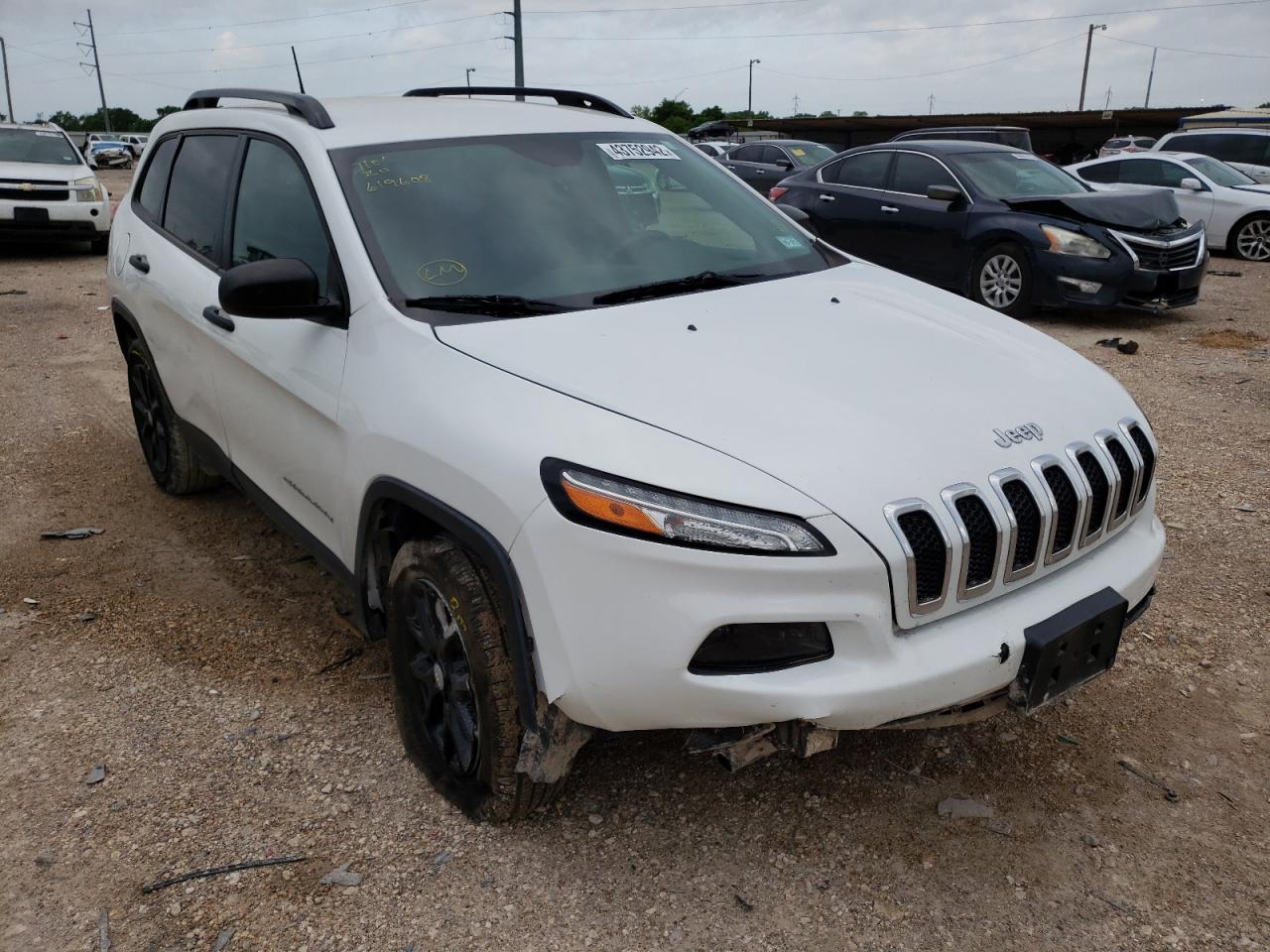 JEEP CHEROKEE S 2017 with VIN 1C4PJLAB2HW619608 - Photo from auction