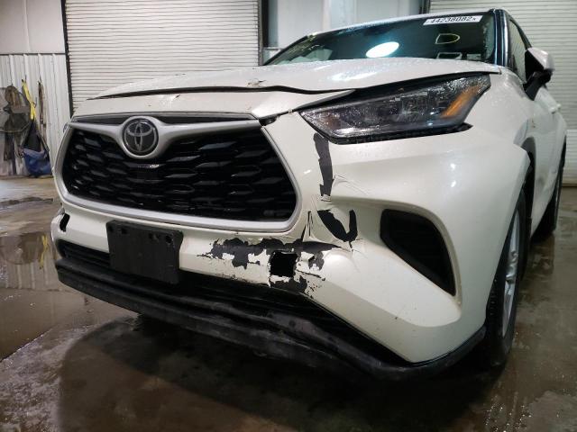 Photo 9 from auction – 2020 TOYOTA HIGHLANDER with VIN 5TDCZRBH3LS024370