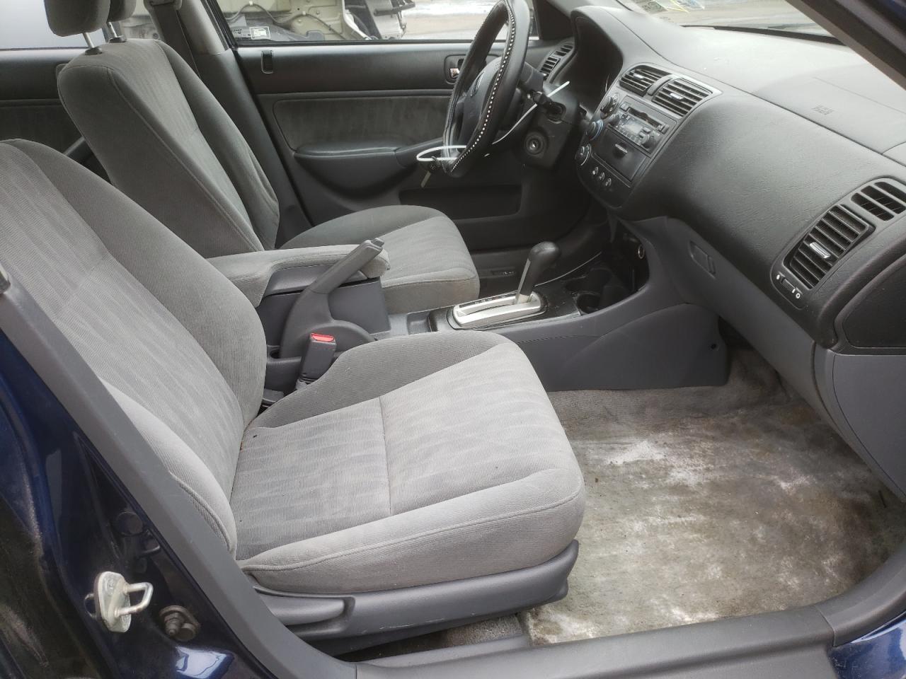 Photo 5 from auction – 2005 HONDA CIVIC LX with VIN 2HGES16585H534635