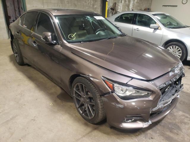 INFINITI Q50 PREMIU 2016 with VIN JN1EV7AP0GM305659 - Photo from auction