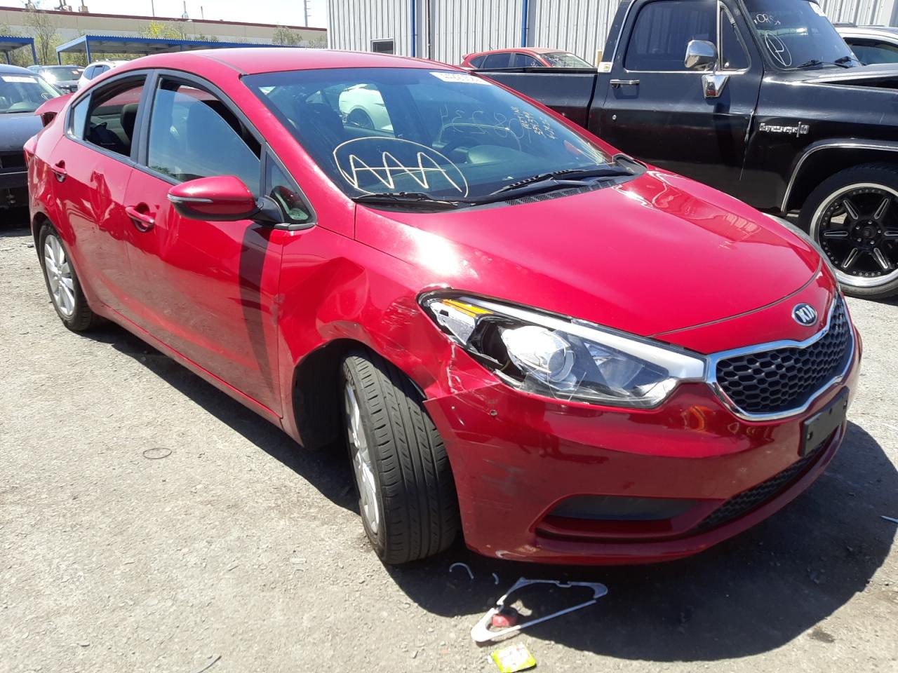 KIA FORTE LX 2016 with VIN KNAFX4A60G5603797 - Photo from auction