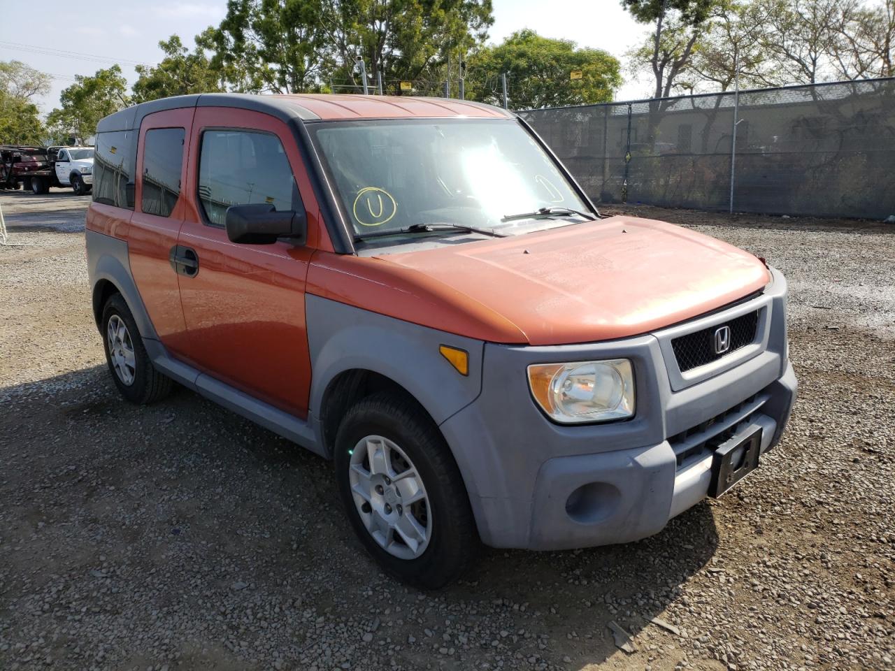 HONDA ELEMENT LX 2005 with VIN 5J6YH18335L003779 - Photo from auction
